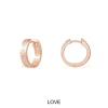 APM Monaco Creoles Code Morse Love - Argent^ Boucles D'Oreilles