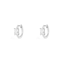 APM Monaco Creoles Eclat Pave^ Boucles D'Oreilles