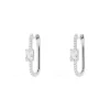 APM Monaco Creoles Eclat Pave^ Boucles D'Oreilles