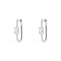 APM Monaco Creoles Eclat Pave^ Boucles D'Oreilles