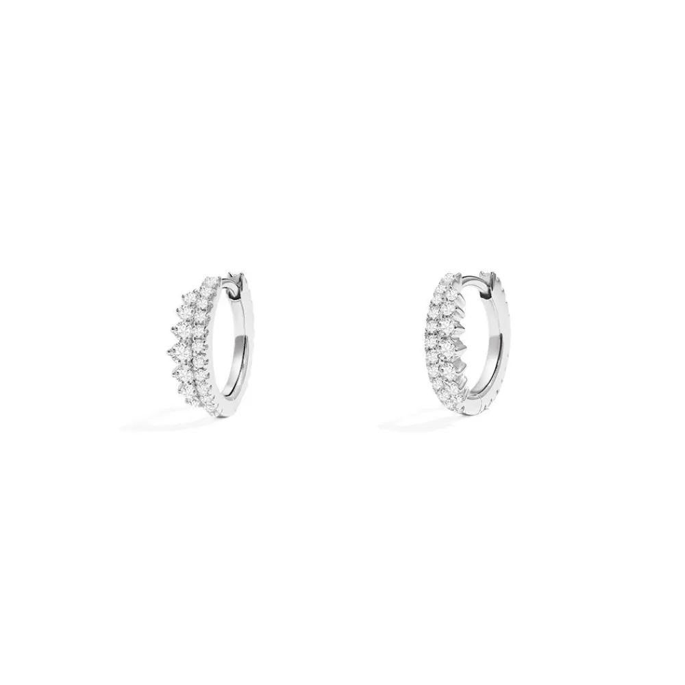 APM Monaco Creoles Lune^ Boucles D'Oreilles