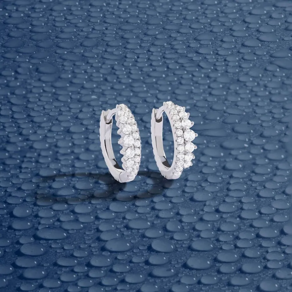 APM Monaco Creoles Lune^ Boucles D'Oreilles