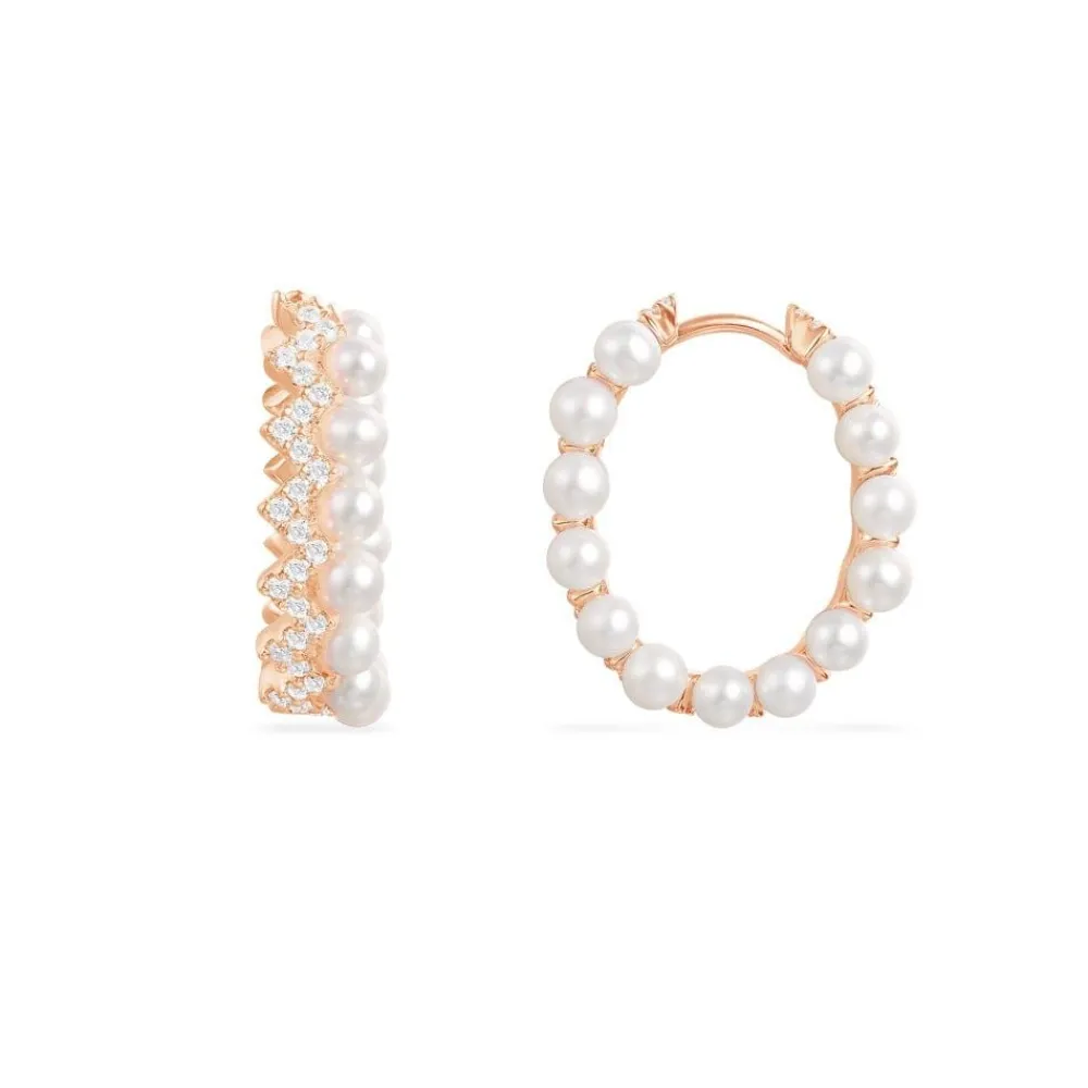 APM Monaco Creoles Up And Down Avec Perles^ Boucles D'Oreilles