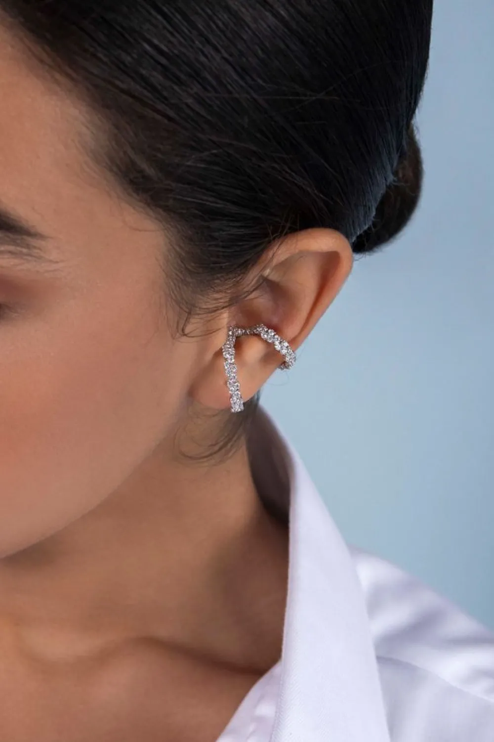 APM Monaco Ear Cuff Double Anneau^ Boucles D'Oreilles