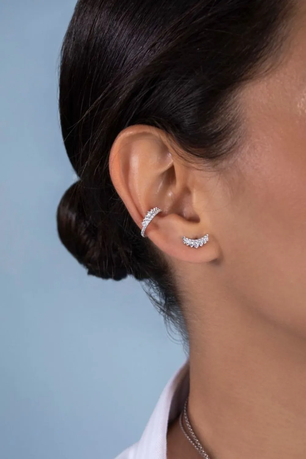 APM Monaco Ear Cuff Lune^ Boucles D'Oreilles