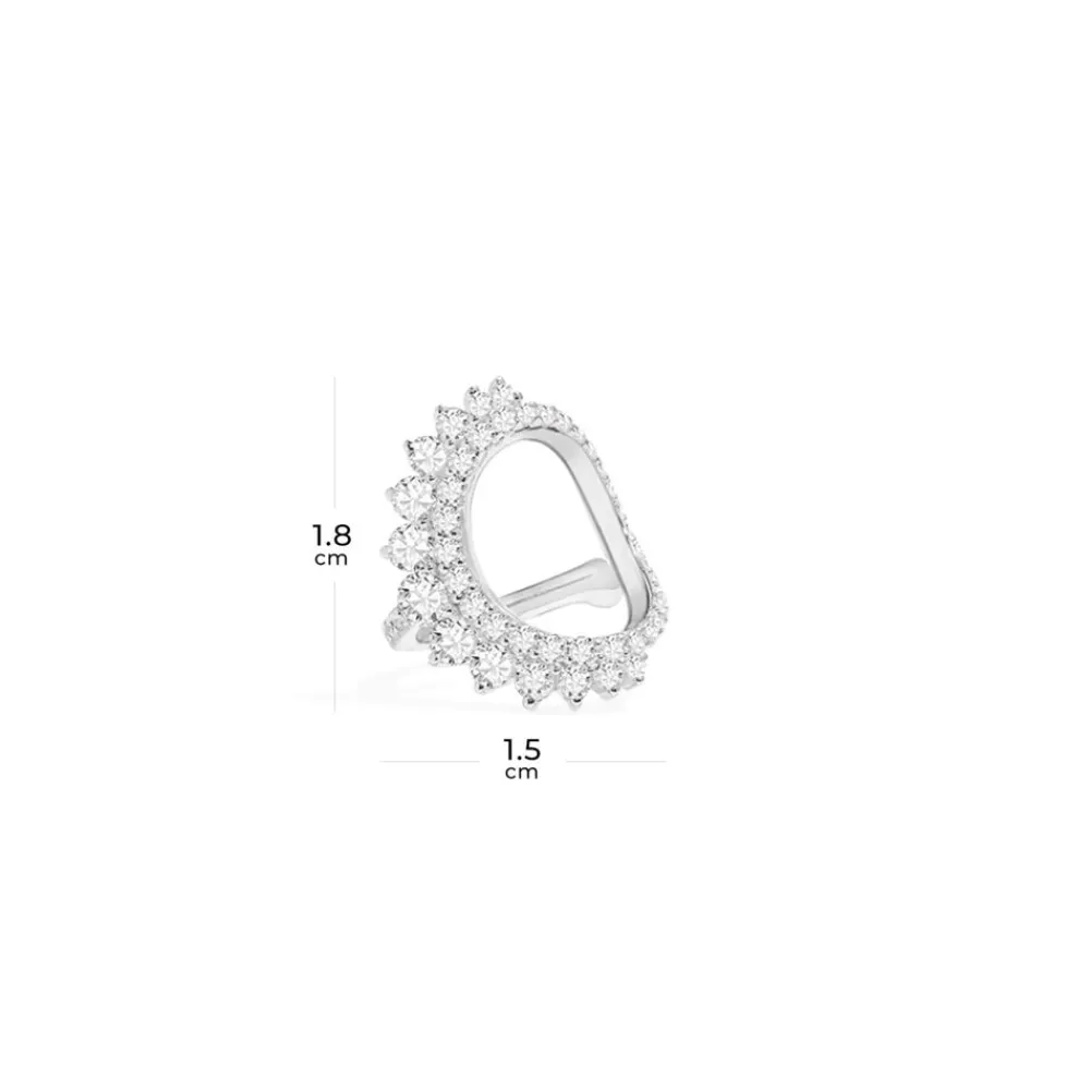 APM Monaco Ear Cuff Lune^ Boucles D'Oreilles