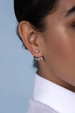 APM Monaco Ear Jackets Triangle Eclat^ Boucles D'Oreilles