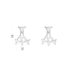 APM Monaco Ear Jackets Triangle Eclat^ Boucles D'Oreilles