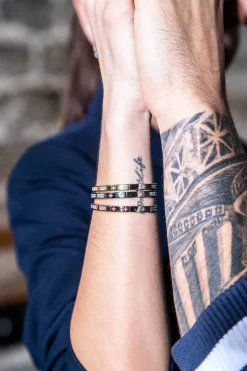 APM Monaco Jonc Code Morse Toi Moi^ Bracelets