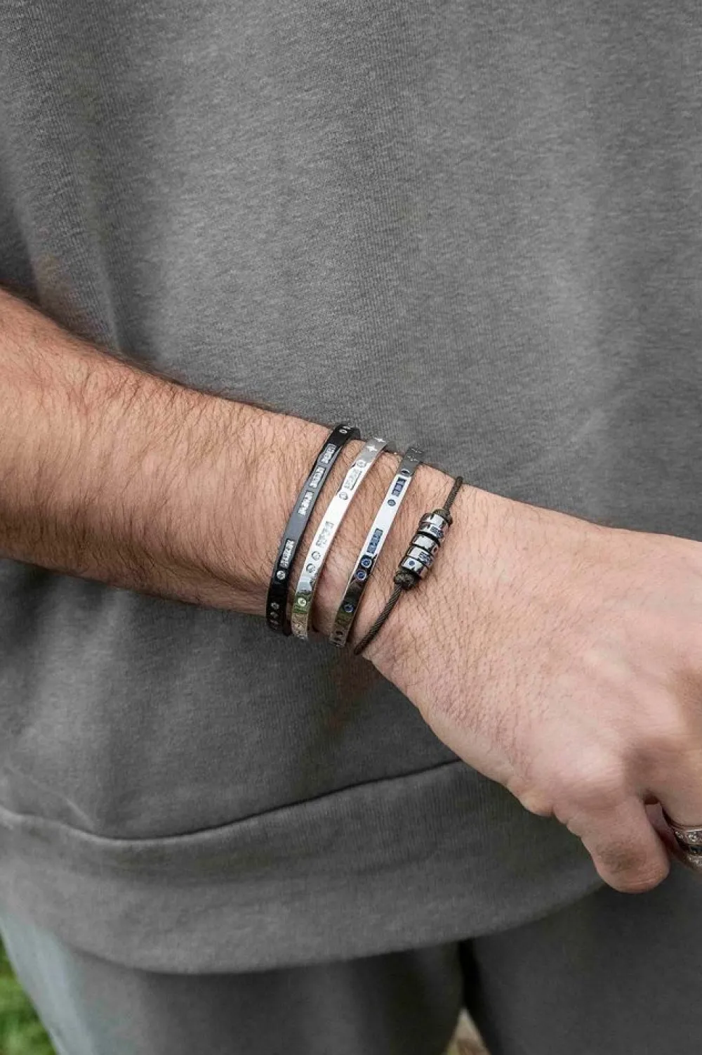 APM Monaco Jonc Code Morse Toi Moi^ Bracelets