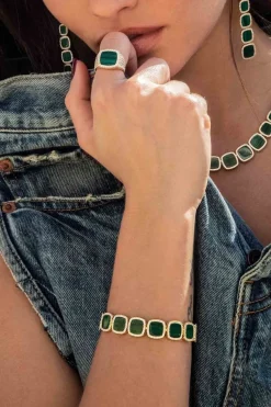 APM Monaco Jonc Malachite^ Bracelets