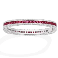 APM Monaco Jonc Pave Fuchsia^ Bracelets