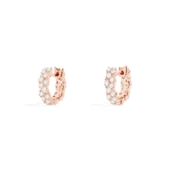 APM Monaco Mini Creoles Pave^ Boucles D'Oreilles
