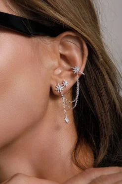 APM Monaco Mono Boucle D'Oreille Signature Meteorites - Argent^ Boucles D'Oreilles