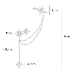 APM Monaco Mono Boucle D'Oreille Signature Meteorites - Argent^ Boucles D'Oreilles