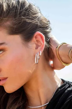 APM Monaco Petites Boucles D'Oreilles Rectangle^ Boucles D'Oreilles