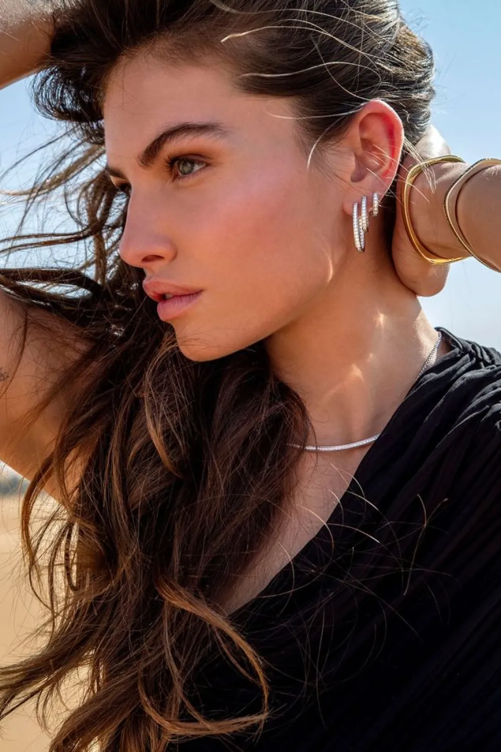 APM Monaco Petites Boucles D'Oreilles Rectangle^ Boucles D'Oreilles
