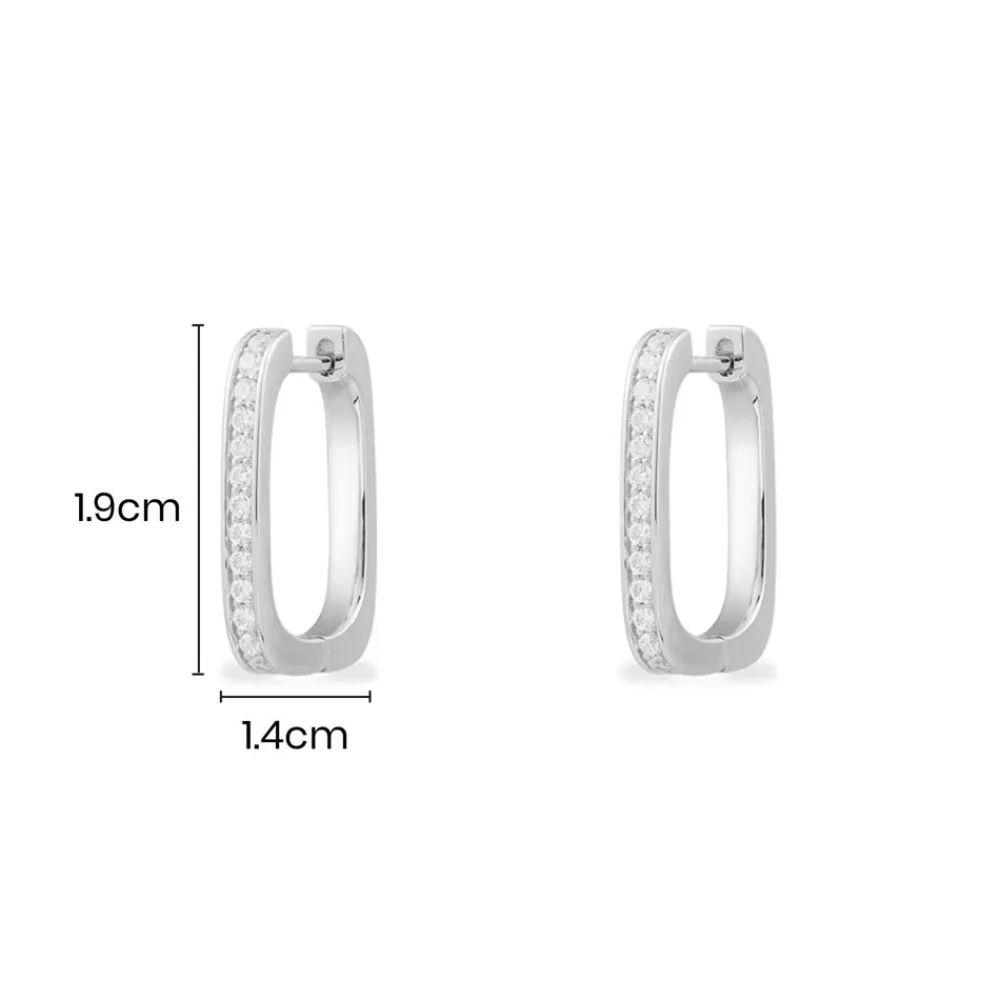 APM Monaco Petites Boucles D'Oreilles Rectangle^ Boucles D'Oreilles