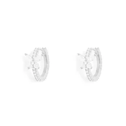 APM Monaco Petites Creoles Papillon^ Boucles D'Oreilles