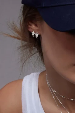APM Monaco Petites Creoles Papillon^ Boucles D'Oreilles