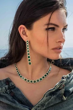 APM Monaco Ras-De-Cou Malachite^ Colliers