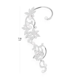 APM Monaco Single Flower Ear Cuff With Pearls^ Boucles D'Oreilles
