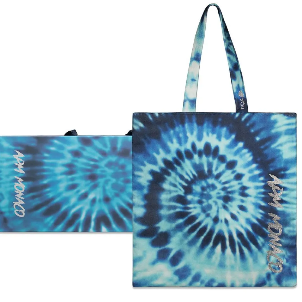 APM Monaco Tote Bag Tie-Dye Bleu^ Accessoires